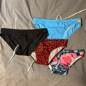 Men's black Speedo, by Sluggers